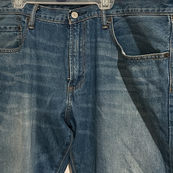 Gap 1969 40x32 lines on front lighter front of legs real nice style on these jea - Picture 2 of 7